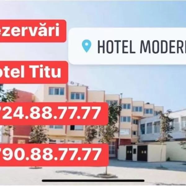 cazare cu tichete de vacanta la Hotel Modern / Imobiliare Garcea Titu - Titu